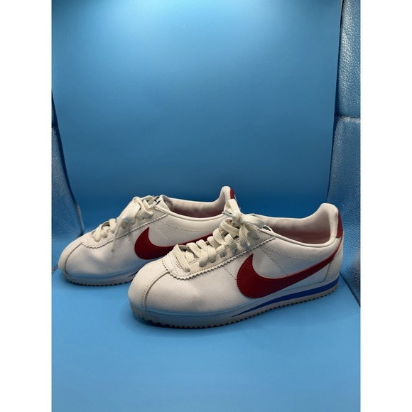 Nike Shoes - Nike Cortez Forest Gump White Red Blue Women's Size 8 Golf Shoes 807471-103